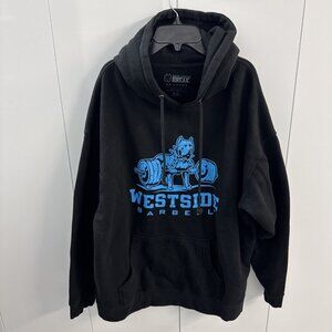 Westside Barbell Hoodie Men's XXL Black Pullover Gym Training Active